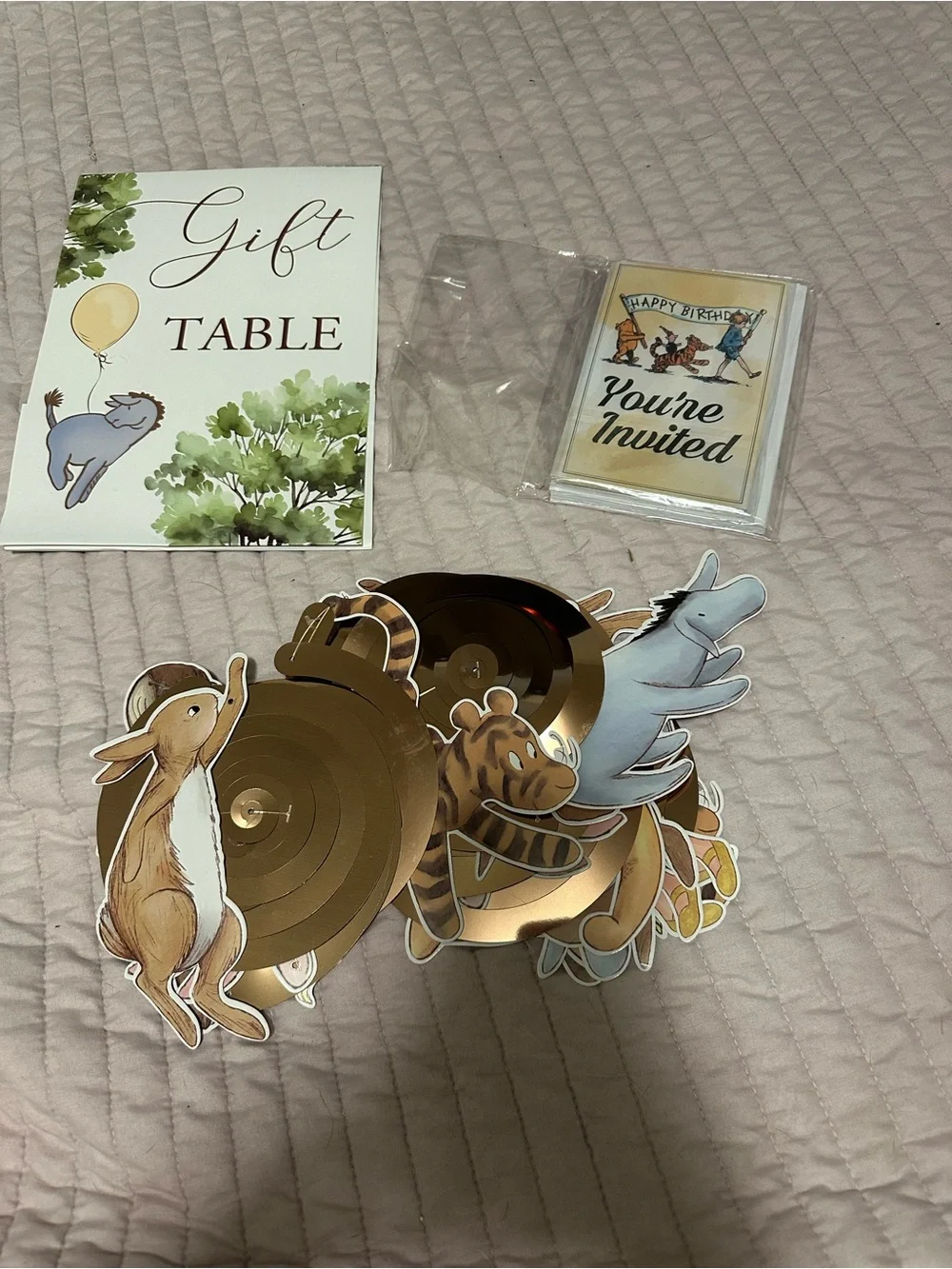 Winnie the Pooh first birthday party decorations